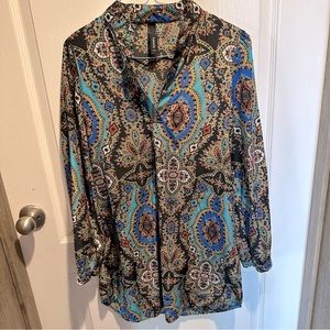 Long sleeve blouse with beautiful design